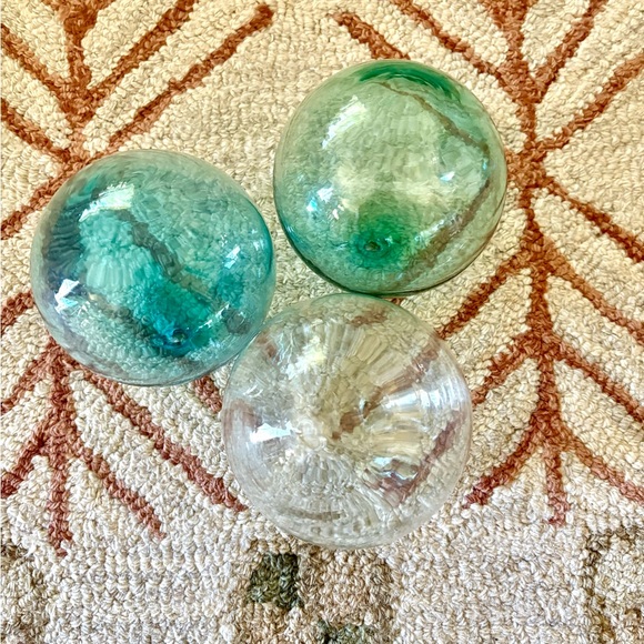 Pottery Barn Nautical glass Spheres - Picture 1 of 5